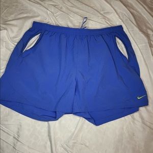 Nike Dri fit swimming trunks blue size Large